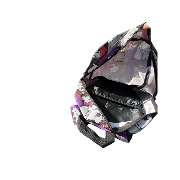 Disney Nightmare Before Christmas Print Backpack School Book Overnight Bag - Picture 8 of 10